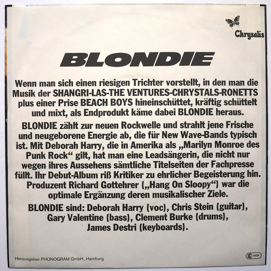BLONDIE - X Offender - Image 2