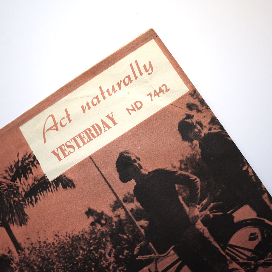 BEATLES – Act Naturally - Image 3