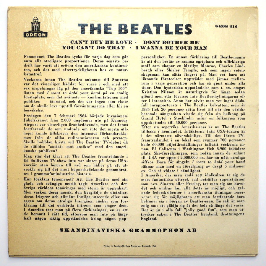 BEATLES – Can’t Buy Me Love - Image 2