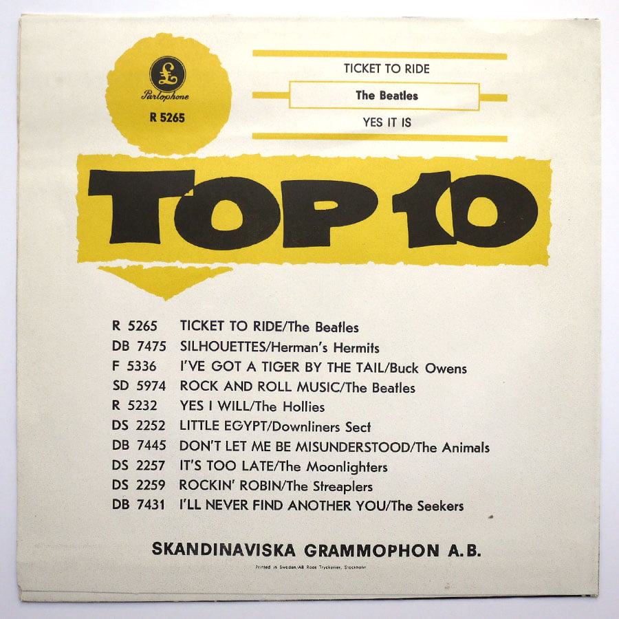 BEATLES - Ticket To Ride - Image 2