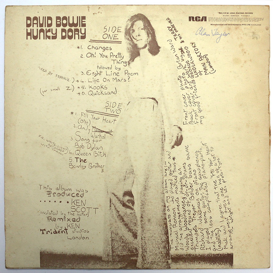 DAVID BOWIE - Hunky Dory - Image 2