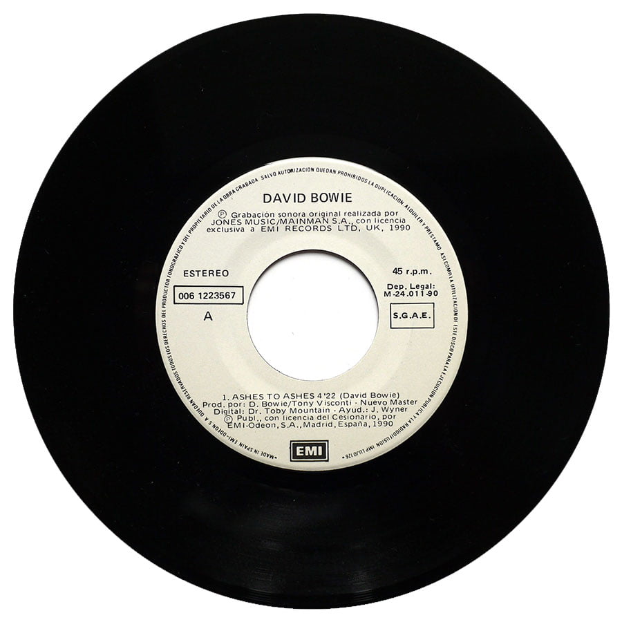 DAVID BOWIE - Ashes To Ashes (PROMO ONLY) - Image 3