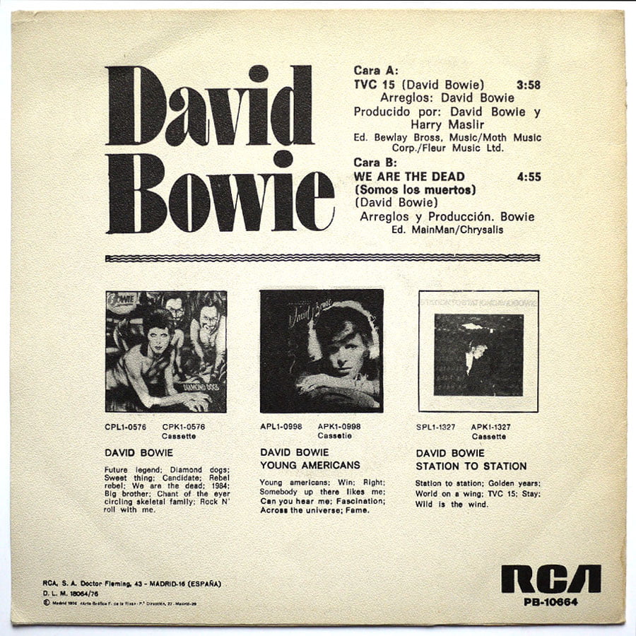 DAVID BOWIE - TVC15 - Image 2