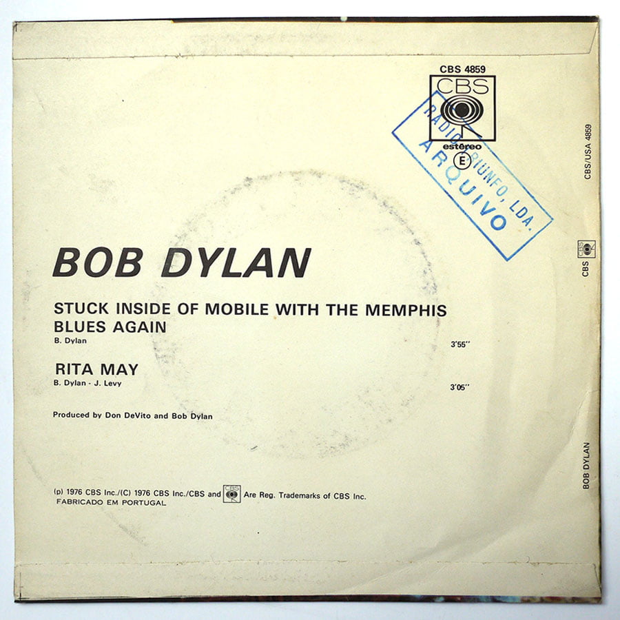 BOB DYLAN - Stuck Inside Of Mobile With The Memphis Blues Again - Image 2