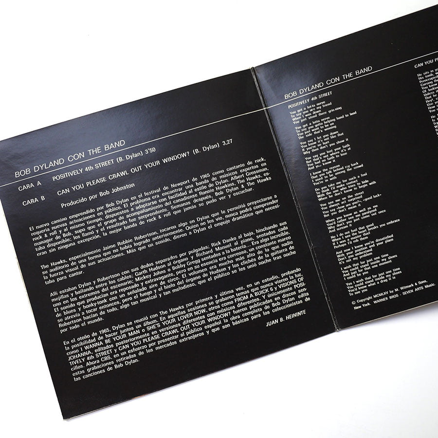 BOB DYLAN - Positively 4th Street - Image 3