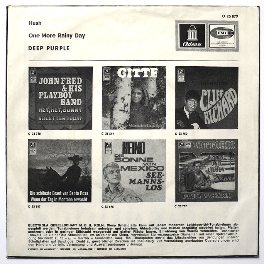 DEEP PURPLE - Hush - Image 2