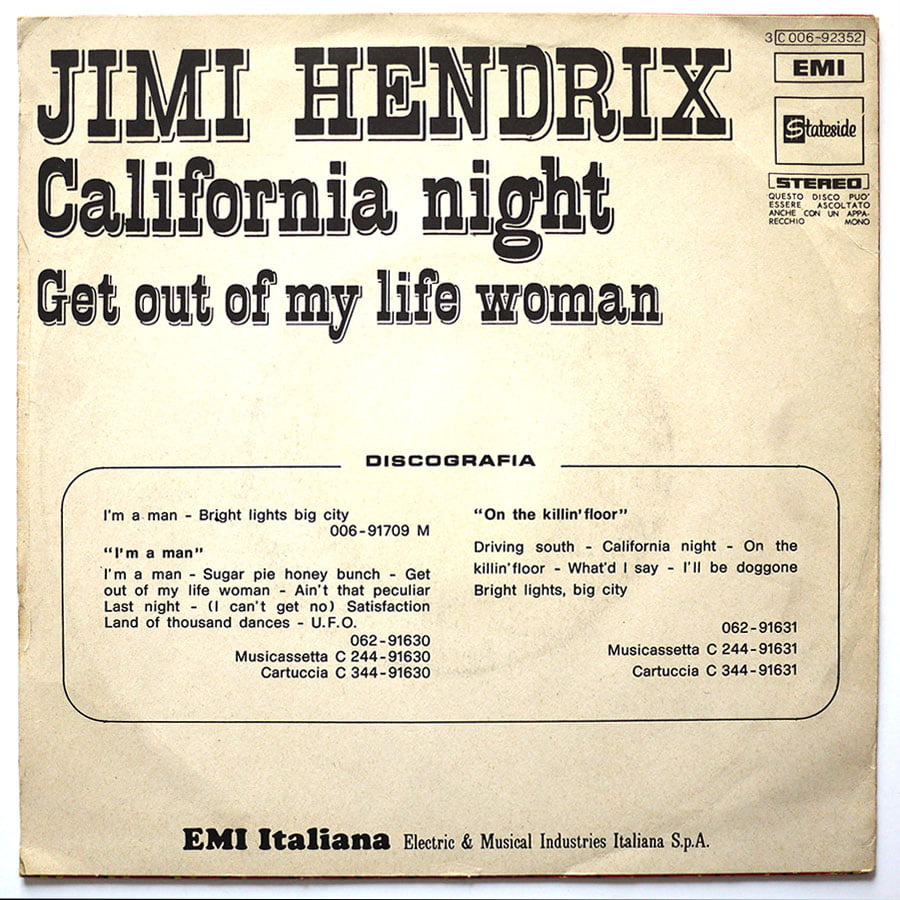 JIMI HENDRIX - California Night - Image 2