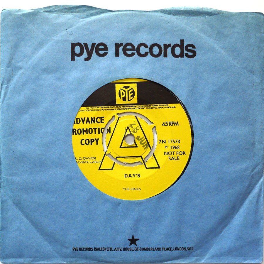 KINKS - Day's (PROMO ONLY)