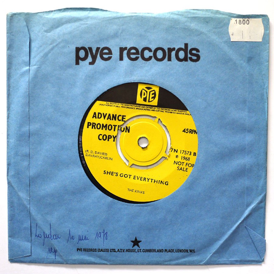 KINKS - Day's (PROMO ONLY) - Image 2