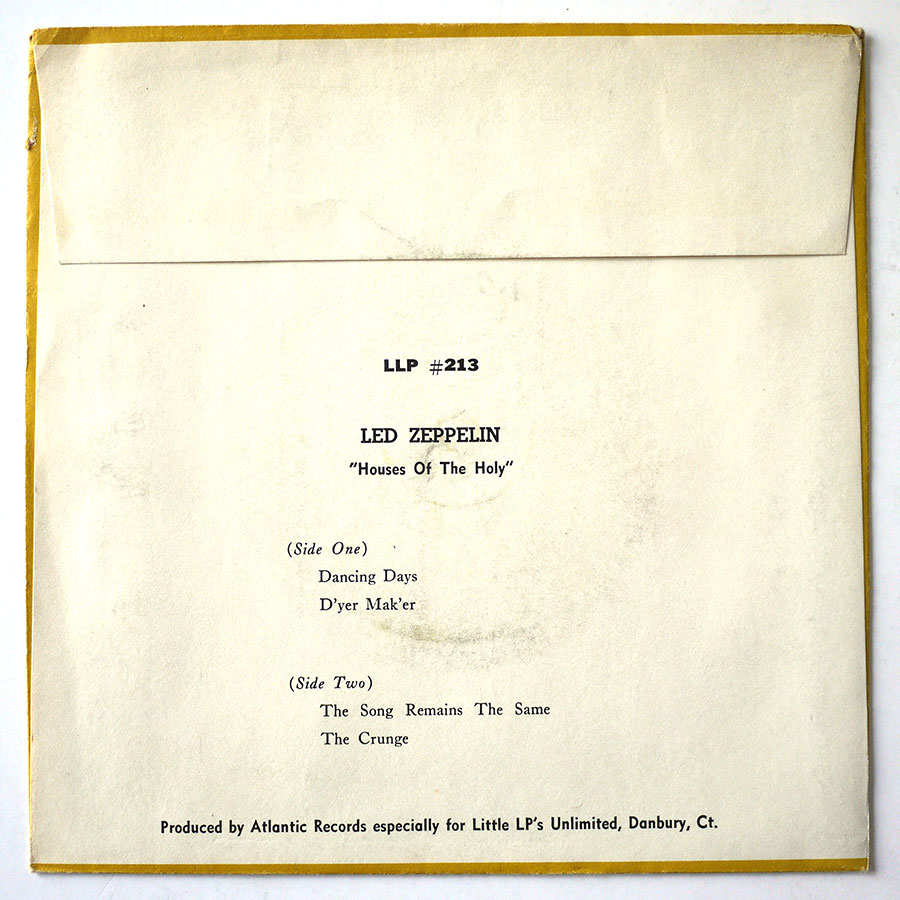 LED ZEPPELIN - Houses Of The Holy (JUKE BOX) - Image 2