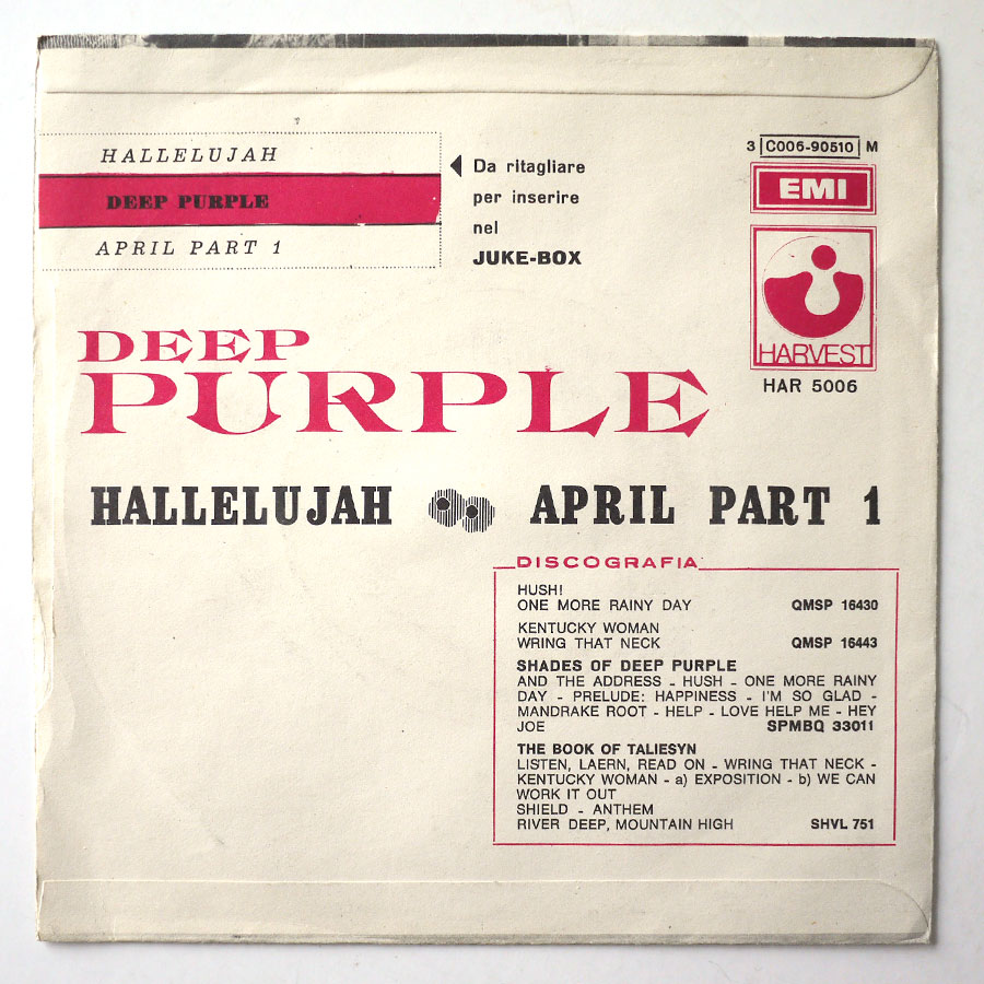 DEEP PURPLE - Hallelujah - Image 2