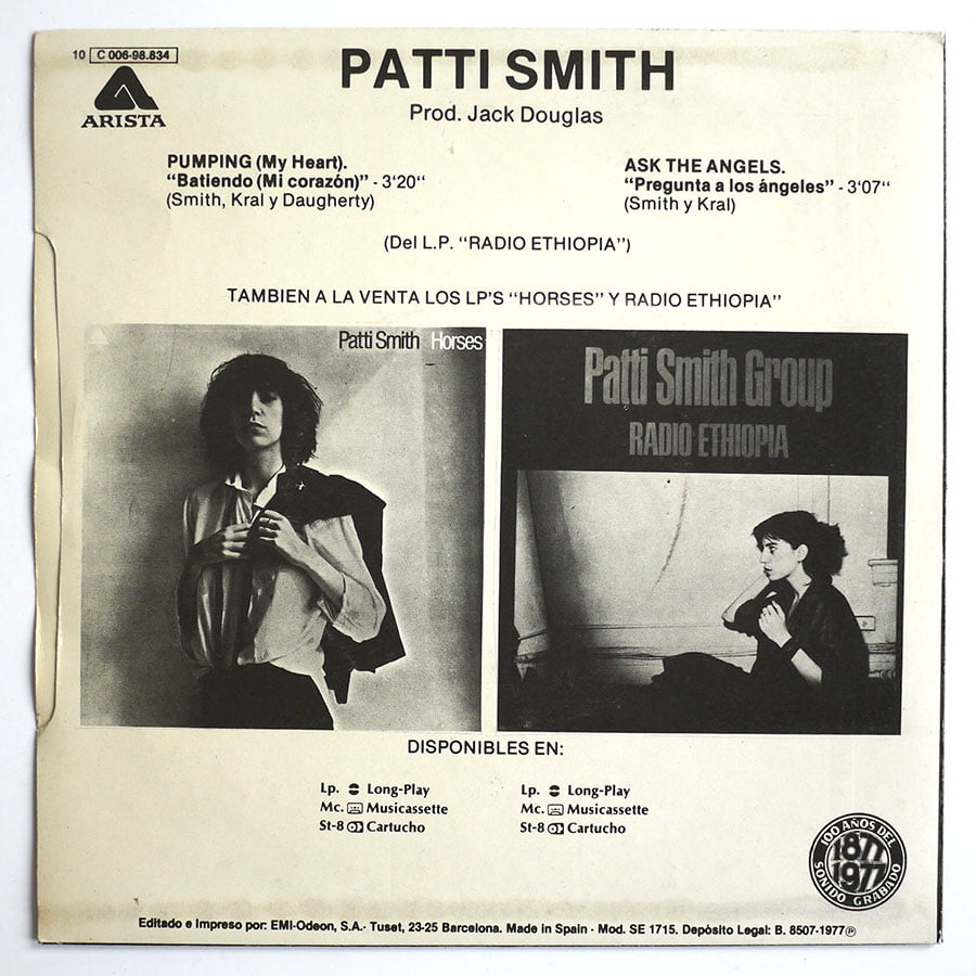 PATTI SMITH - Pumping (My Heart) - Image 2