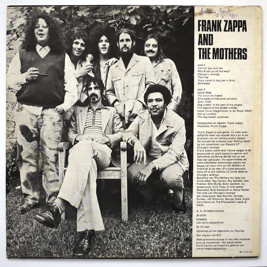 FRANK ZAPPA - And The Mothers - Image 2