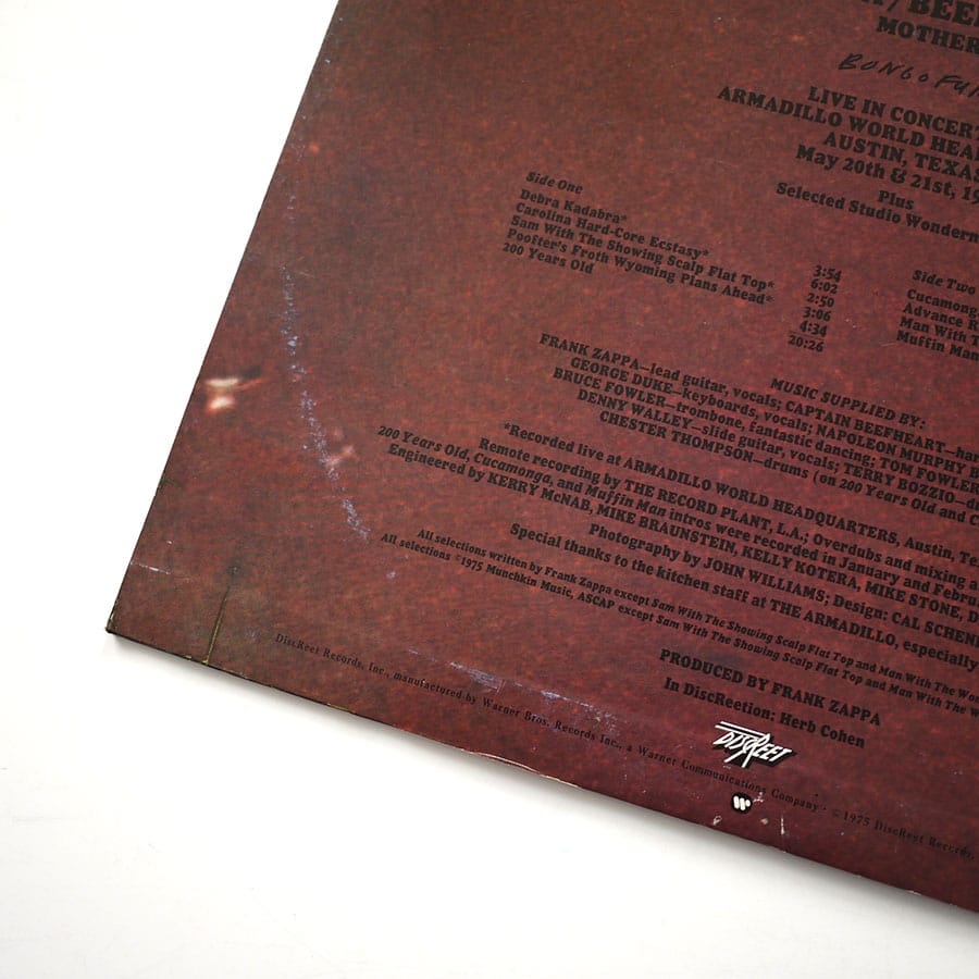 FRANK ZAPPA & CAPTAIN BEEFHEART - Bongo Fury (PROMO) - Image 3