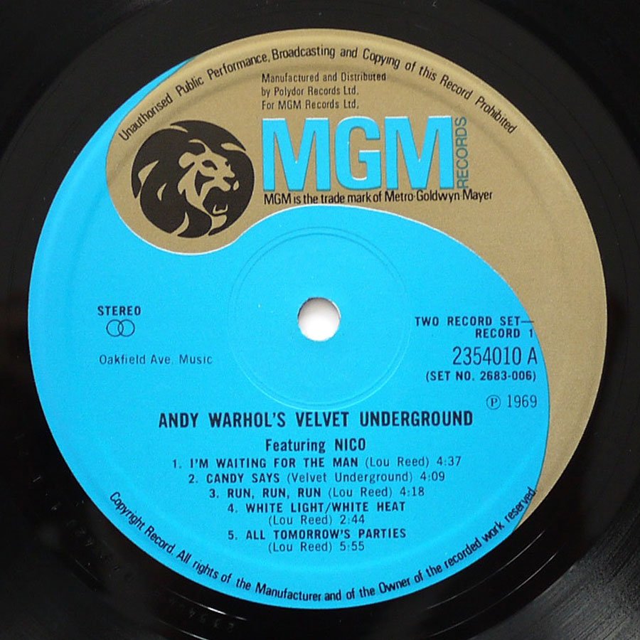 VELVET UNDERGROUND – Andy Warhol’s Velvet Underground Featuring Nico - Image 6