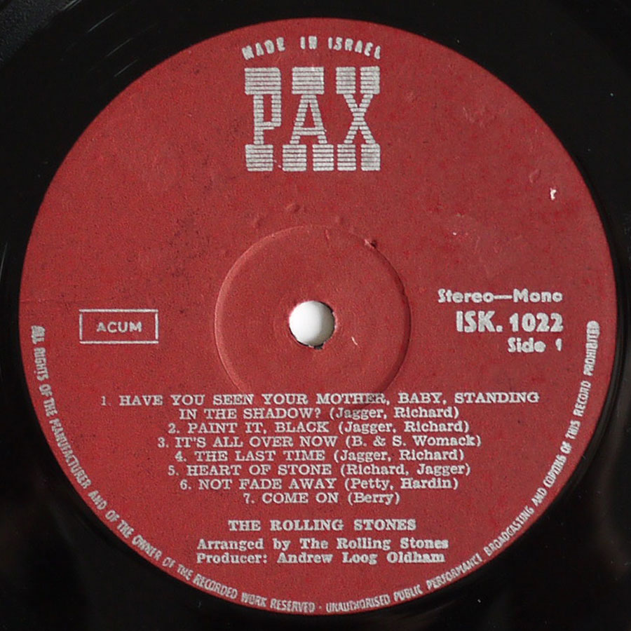 ROLLING STONES - Big Hits Vol.1 - Image 5