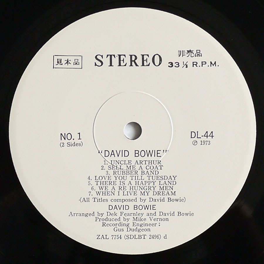 DAVID BOWIE - David Bowie (PROMO) - Image 8