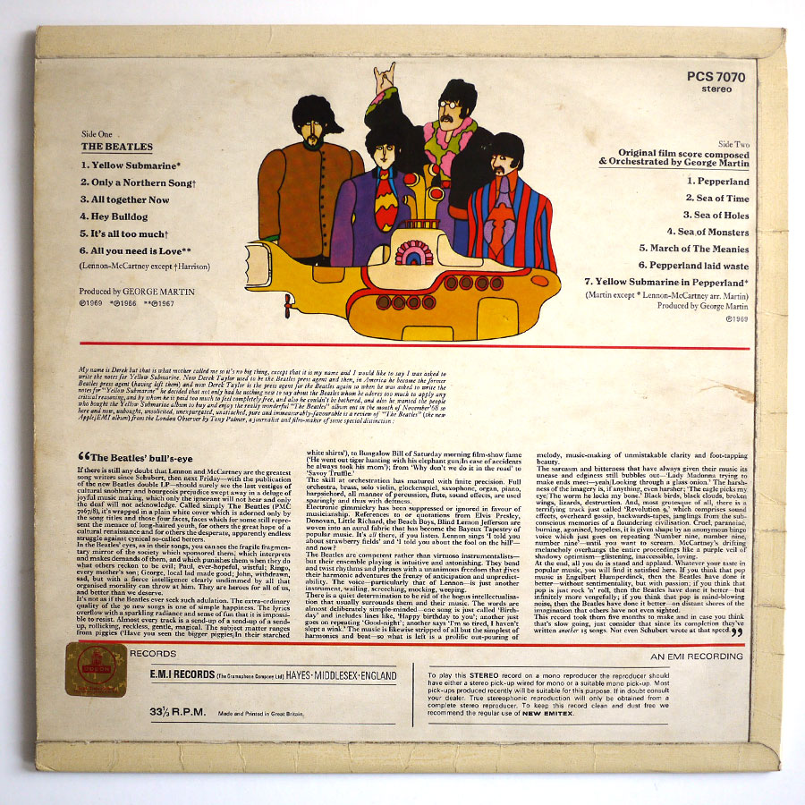 BEATLES - Yellow Submarine (EXPORT) - Image 3