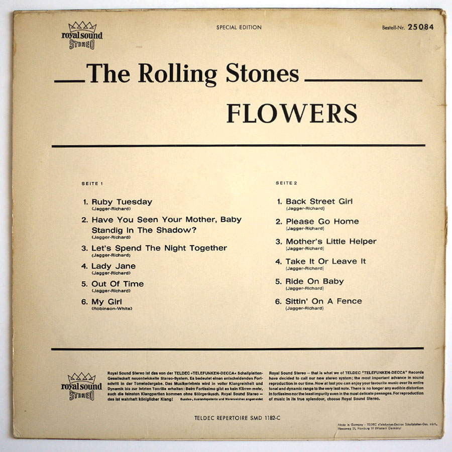 ROLLING STONES - Flowers (CLUB EDITION) - Image 4