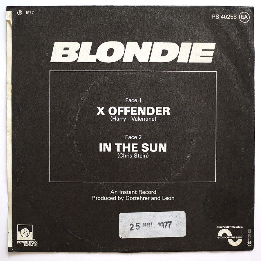 BLONDIE - X Offender - Image 2