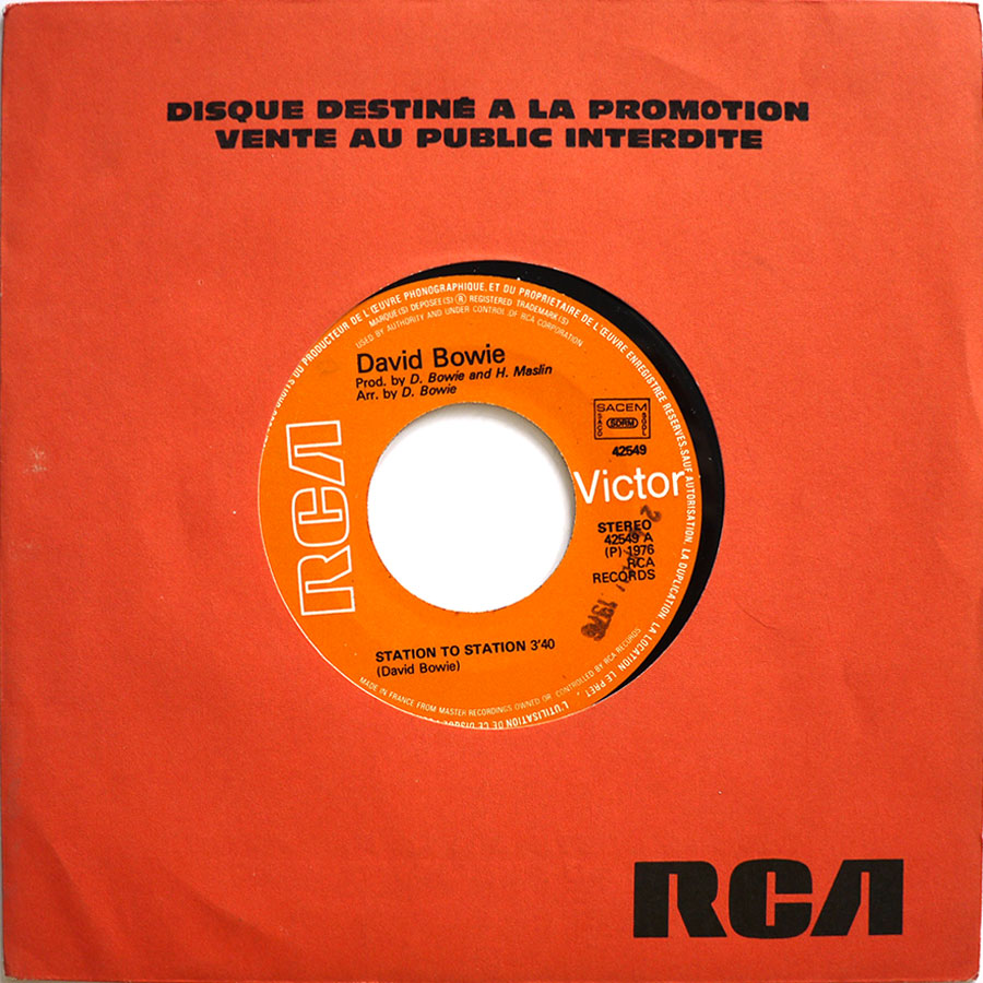 DAVID BOWIE - Station To Station (PROMO ONLY)
