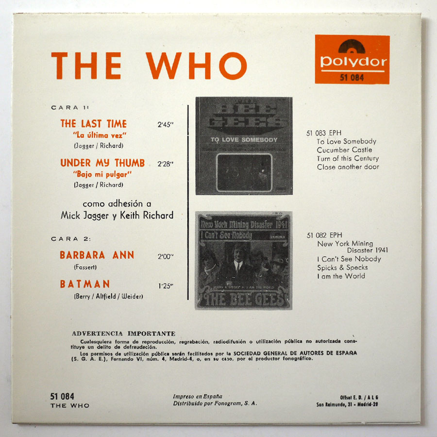 THE WHO - The Last Time - Image 2