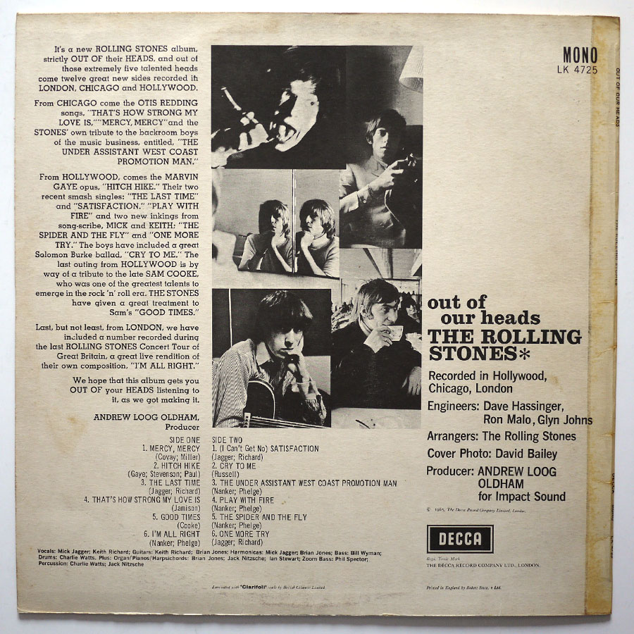 ROLLING STONES - Out Of Our Heads (EXPORT) - Image 5