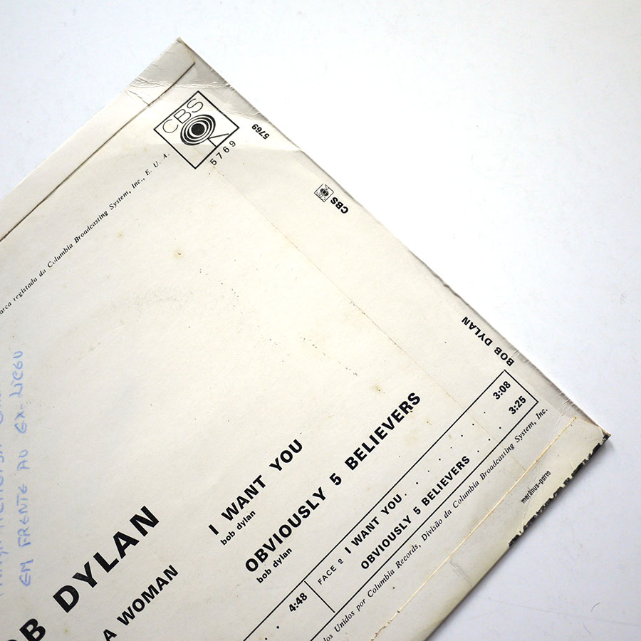 BOB DYLAN - Just Like A Woman - Image 3