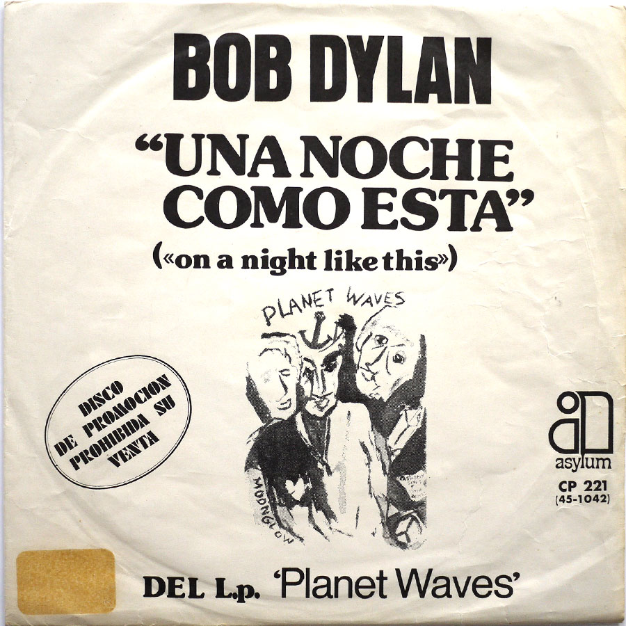 BOB DYLAN - On A Night Like This (PROMO ONLY)