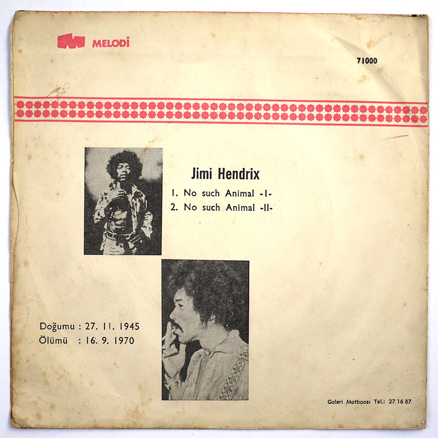 JIMI HENDRIX - No Such Animal - Image 2