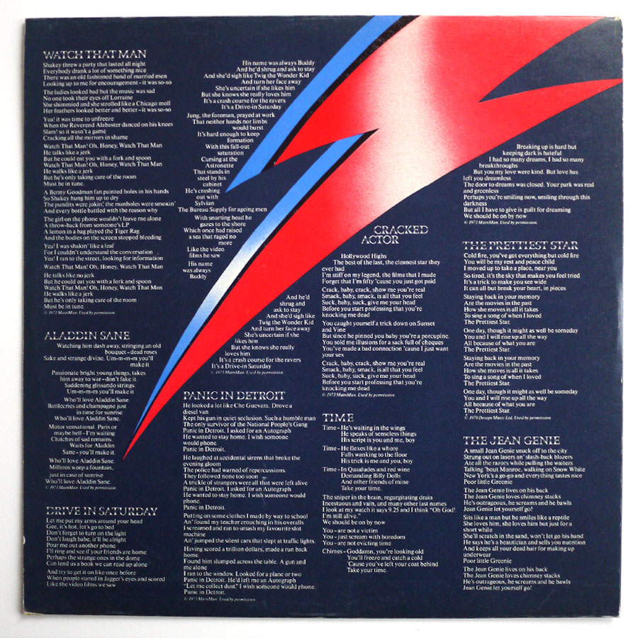 DAVID BOWIE - Aladdin Sane (PROMO) - Image 7