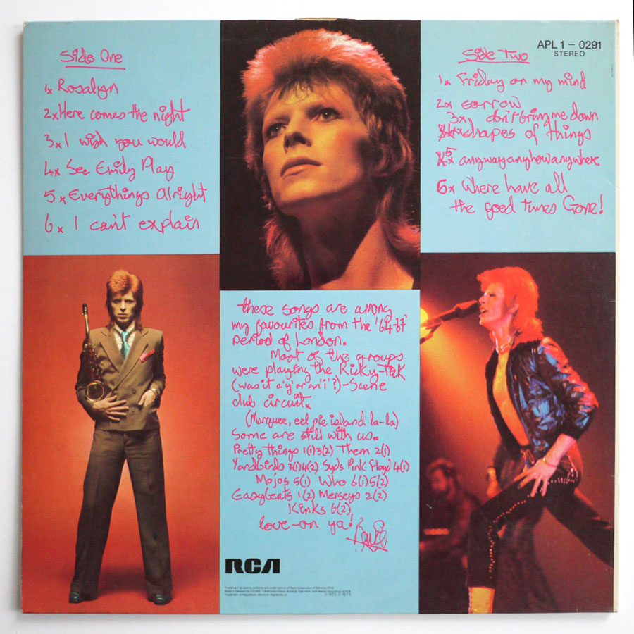 DAVID BOWIE - Pin-Ups (PROMO) - Image 2