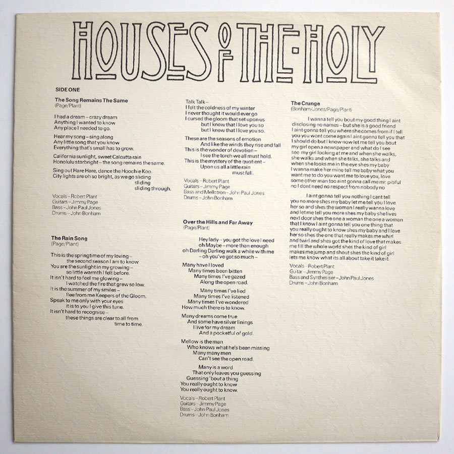 LED ZEPPELIN - Houses Of The Holy (PROMO) - Image 7