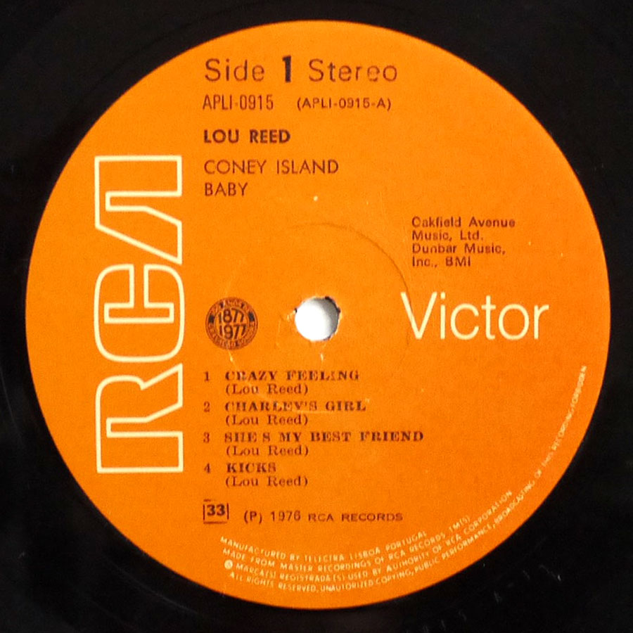 LOU REED - Coney Island Baby - Image 3